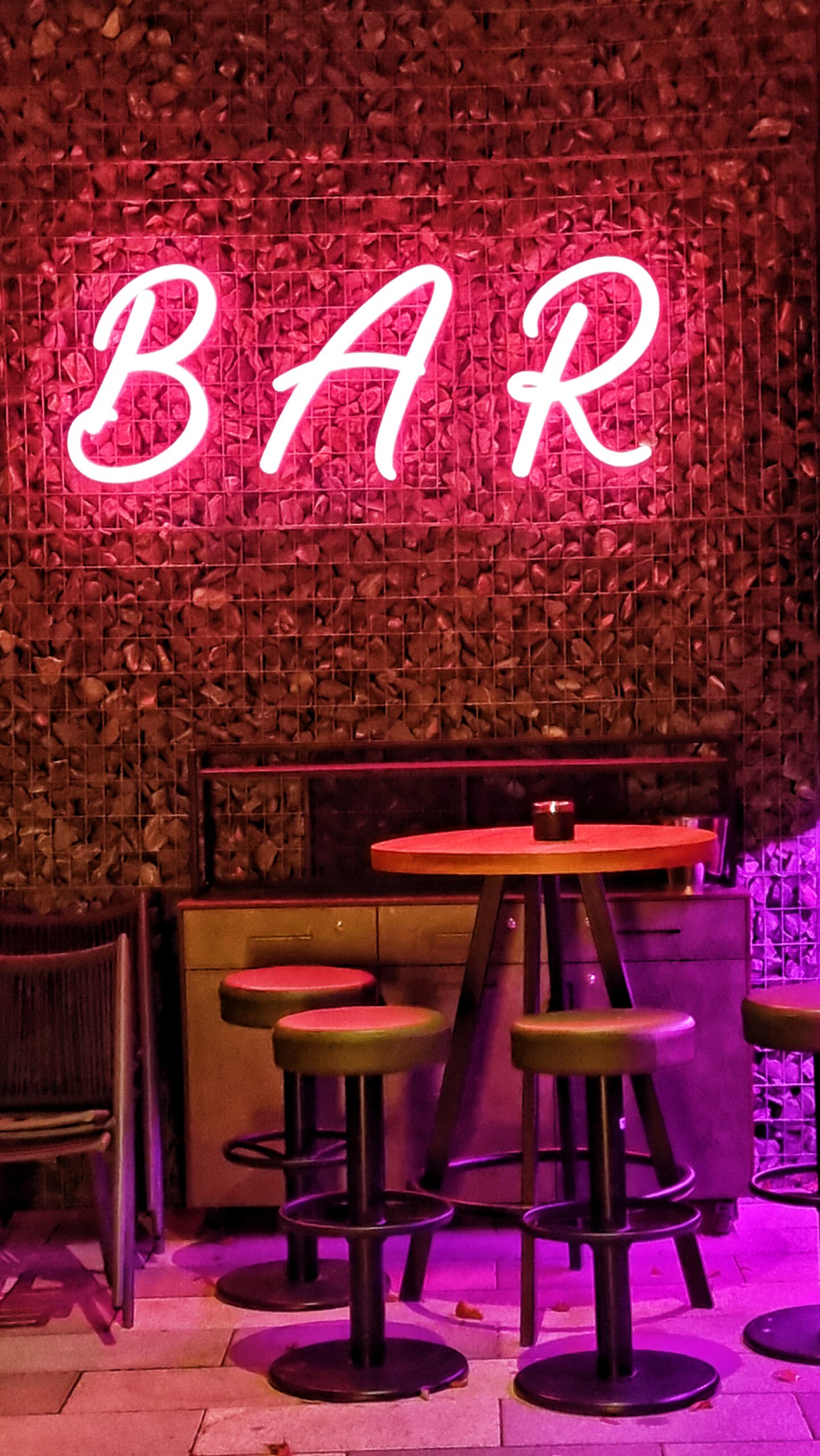 Bar Reklamen Leuchte